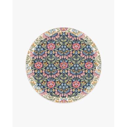 Persephone Midnight & Cream Rug by Liberty - 185 Round cm - All-In-One Rug
