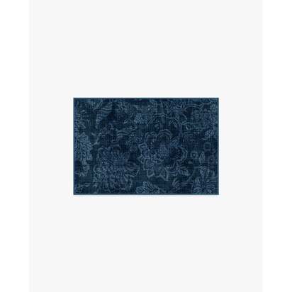 Christelle Silhouette Midnight Blue Rug by Liberty - 60 x 90 cm - All-In-One Rug