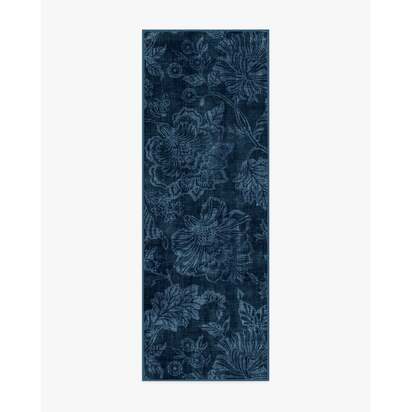 Christelle Silhouette Midnight Blue Rug by Liberty - 75 x 215 cm - All-In-One Rug
