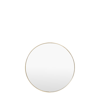 Cammore Round Mirror Brass 500x20x500mm  - Small