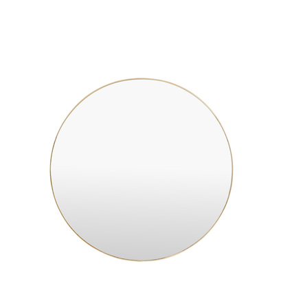 Cammore Round Mirror Brass 750x20x750mm  - Large