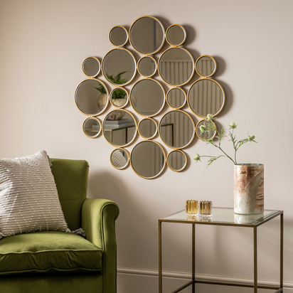 wilton Circles Mirror 910x910mm