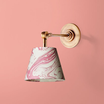 Elbow rechargeable wall fitting in antique brass