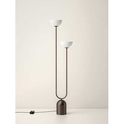 Ruzo - bronze and porcelain floor lamp