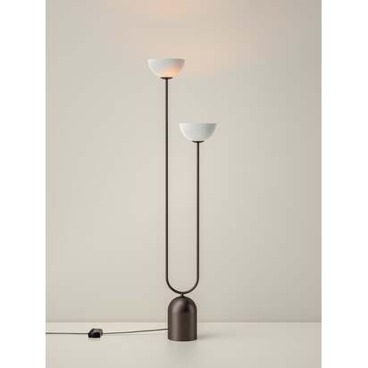 Ruzo - bronze and porcelain floor lamp