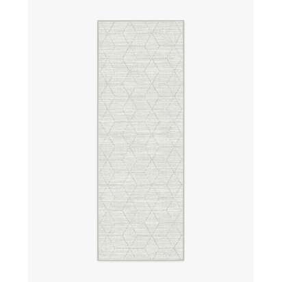 Prisma Monochrome Flatwoven Rug - 75 x 215 cm - Rug + Pad System