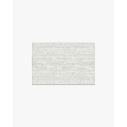 Prisma Monochrome Flatwoven Rug - 60 x 90 cm - Rug + Pad System