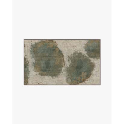 Jorda Bronze Natural Flatwoven Rug by Architectural Digest - 90 x 150 cm - Rug + Pad System