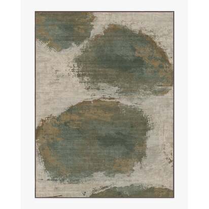 Jorda Bronze Natural Flatwoven Rug by Architectural Digest - 275 x 365 cm - Rug + Pad System