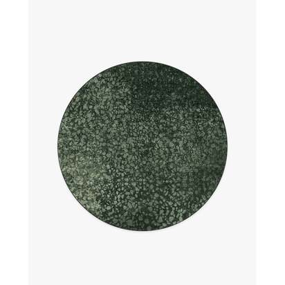 Terran Moss Flatwoven Rug by Architectural Digest - 185 Round cm - Rug + Cushioned Pad System