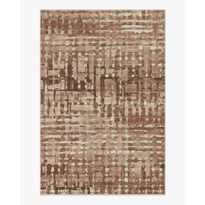 Brooklyn Copper Clay Flatwoven Rug by Architectural Digest - 185 x 275 cm - Rug + Cushioned Pad System
