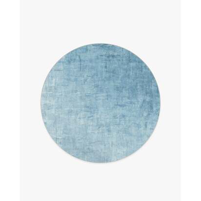 Impasto Slate Blue Rug - 185 Round cm - All-In-One Rug