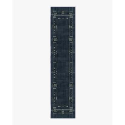 Avery Midnight Blue Rug by Architectural Digest - 75 x 365 cm - All-In-One Rug