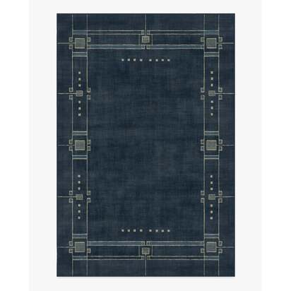 Avery Midnight Blue Rug by Architectural Digest - 185 x 275 cm - All-In-One Rug