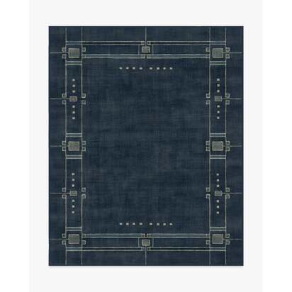 Avery Midnight Blue Rug by Architectural Digest - 245 x 305 cm - All-In-One Rug