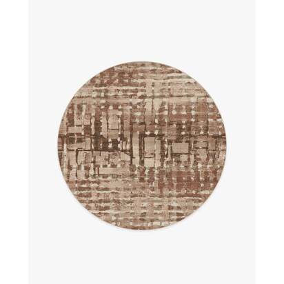 Brooklyn Copper Clay Rug by Architectural Digest - 185 Round cm - All-In-One Rug