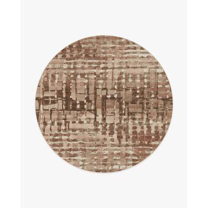 Brooklyn Copper Clay Rug by Architectural Digest - 245 Round cm - All-In-One Rug