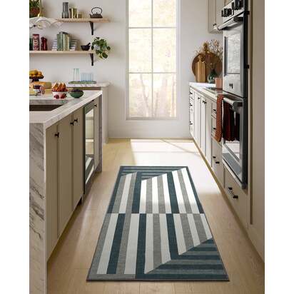 Venn Charcoal Rug - 75 x 365 cm - All-In-One Rug