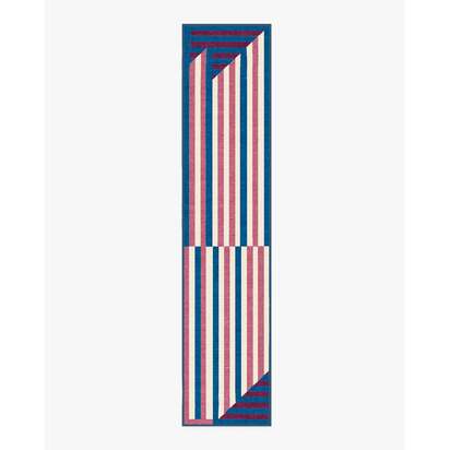 Venn Pink & Blue Rug - 75 x 365 cm - All-In-One Rug