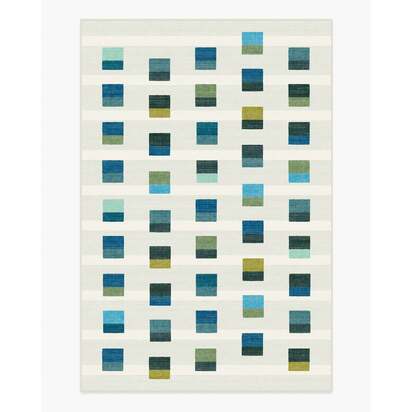 Pezzo Teal Rug - 185 x 275 cm - All-In-One Rug
