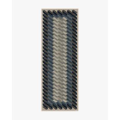 Echo Charcoal Rug - 75 x 215 cm - All-In-One Rug