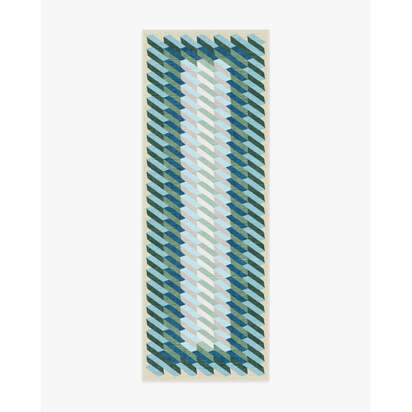Echo Soft Teal Rug - 75 x 215 cm - All-In-One Rug
