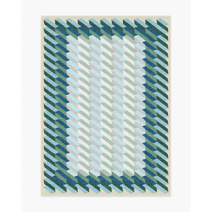 Echo Soft Teal Rug - 150 x 215 cm - All-In-One Rug