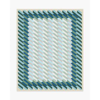 Echo Soft Teal Rug - 245 x 305 cm - All-In-One Rug