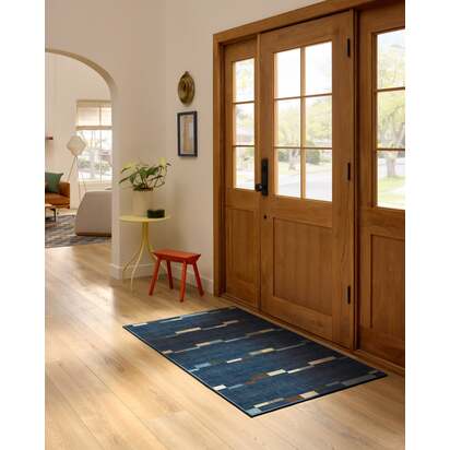 Rift Navy Rug - 90 x 150 cm - All-In-One Rug