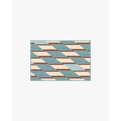 Tess Slate Blue Rug - 60 x 90 cm - All-In-One Rug