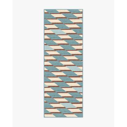 Tess Slate Blue Rug - 75 x 215 cm - All-In-One Rug