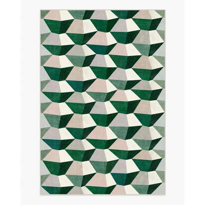 Zeno Green Rug - 185 x 275 cm - All-In-One Rug