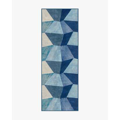 Rhea Blue Rug - 75 x 215 cm - All-In-One Rug