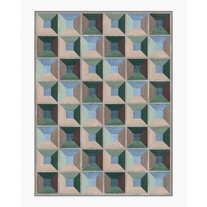 Hedra Soft Teal Rug - 275 x 365 cm - All-In-One Rug