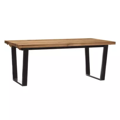 John Lewis Calia 8-12 Seater Extending Dining Table, Solid Oak Oak | H76 x L190-290 x W95cm