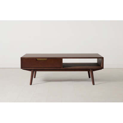 Coffee Table 01 Walnut / One drawer from Swyft