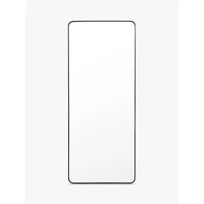 Gallery Direct Riverside Full-Length Metal Frame Leaner Mirror, 170 x 70cm Black | 170 x 70 x 3.5cm