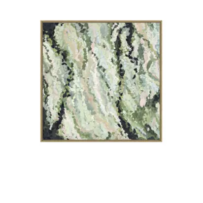 John Lewis Harlie Briggs 'Nature's Heart' Framed Canvas Print, 104 x 104cm, Green Green | L104 x W104 x D3cm