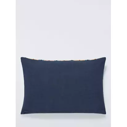 John Lewis Calado Cushion, Indigo Indigo | 40 x 60cm