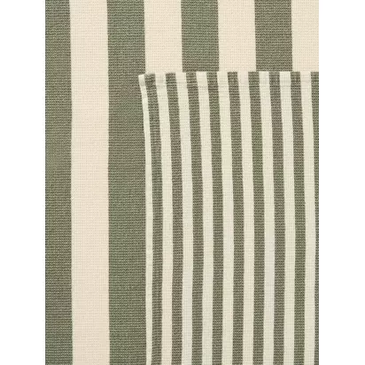 John Lewis Professional Striped Waffle Cotton Tea Towels, Set of 2 Avocado | H0.50 x W50 x D70cm