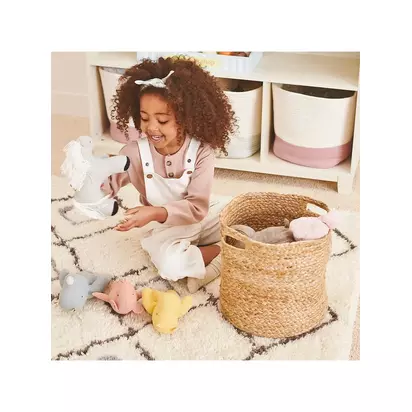 Great Little Trading Co Jute Storage Basket Natural | H28 x Dia.28cm