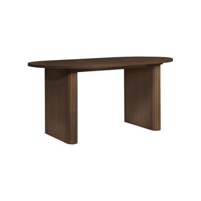 Axel Oval Fluted Dining Table