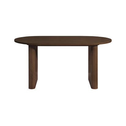 Axel Oval Fluted Dining Table