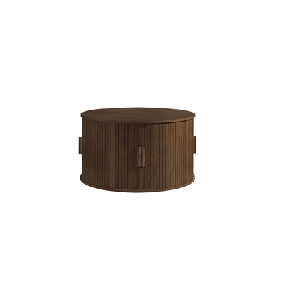 Axel Round Fluted Coffee Table with Storage