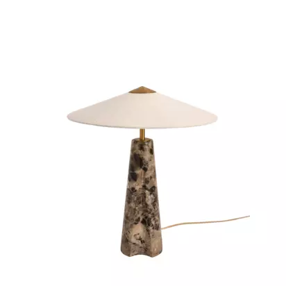 MADE Heath Marble Table Lamp, Multi Multi Multi | H44 x W40 x D40cm