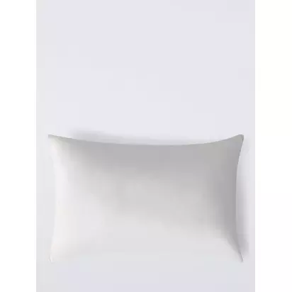 John Lewis Microfibre Cushion Pad White | L40 x W60 x D20cm