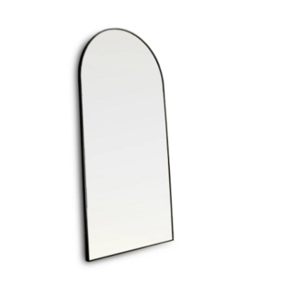 Ingham Metal Arch Floor Mirror - Black
