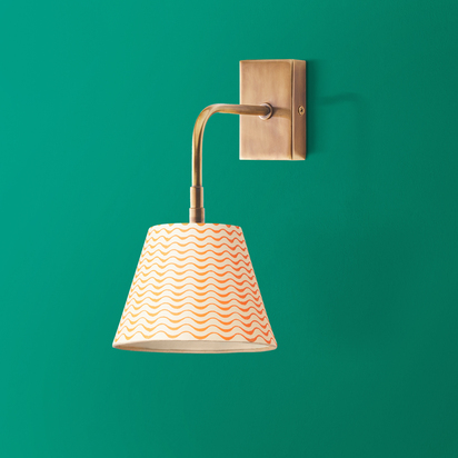 Matchbox rechargeable wall fitting in antique brass