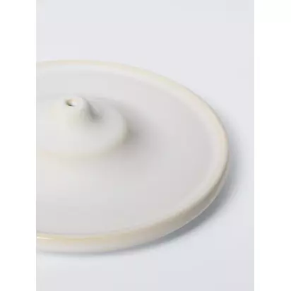 John Lewis Ceramic Incense Stick Holder, Natural Natural | 2.6 x 10 x 10 cm