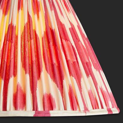 16cm empire shade in berries egg & spoon silk ikat